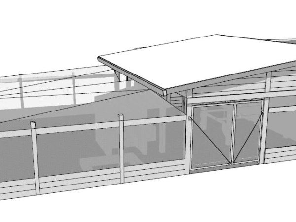 RABBITRY + CHICKEN&nbsp;SHED